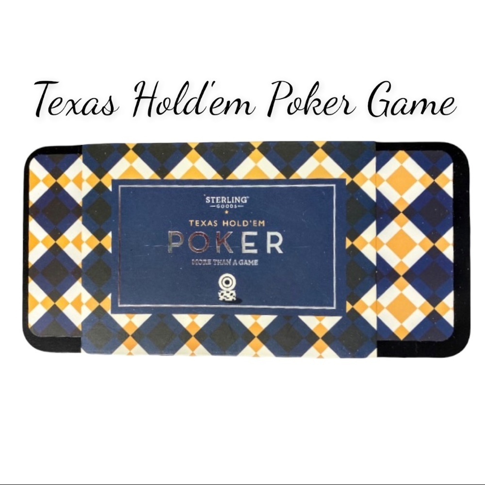 New in Tin - Sterling Goods Texas Hold'em Poker Set